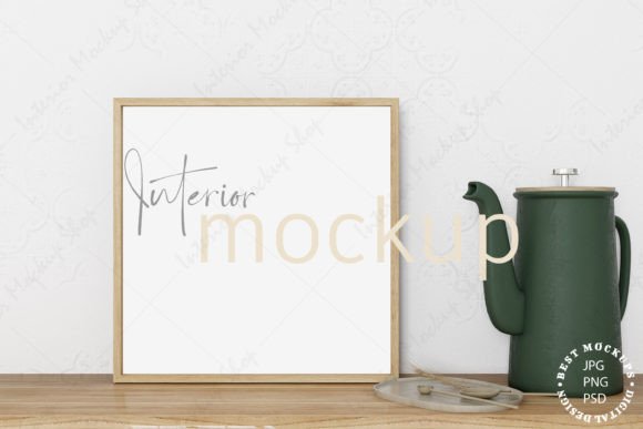 Download Mock Up Frame in Kitchen Room - Mock up Collection