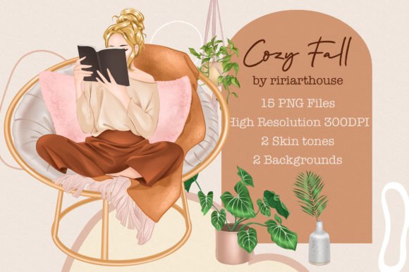 Download Cozy Fall Clipart, Autumn Illustration - Fall Collection