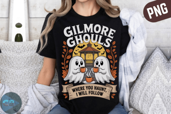 Download Gilmore Ghouls Halloween Ghost Fall PNG - Fall Collection