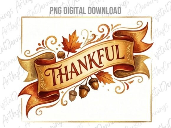 Download Thankful Watercolor Fall Clipart PNG - Fall Collection