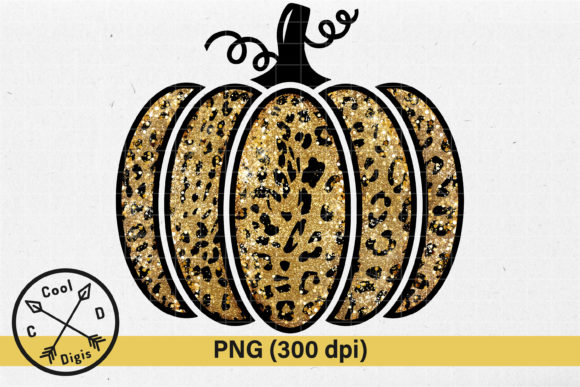 Download Pumpkin Gold Leopard Fall Clipart PNG - Fall Collection
