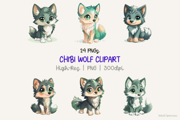 Download Chibi Wolf Clipart - Wolf clipart Collection